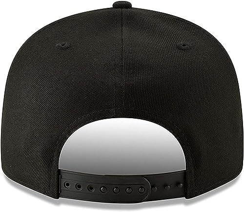 New Era NFL 9FIFTY Black On Black Adjustable Snapback Hat Cap One Size Fits All, Miami Delfine, Einheitsgröße – Ansicht 4