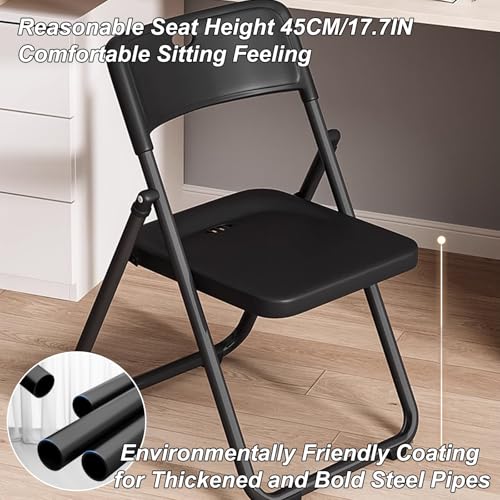Chaise d'événement pliable extérieure et tabouret portable empilable avec dossier rouge