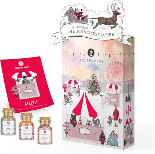 Ankerkraut Premium Adventskalender, der Klassiker Kalender | 24...