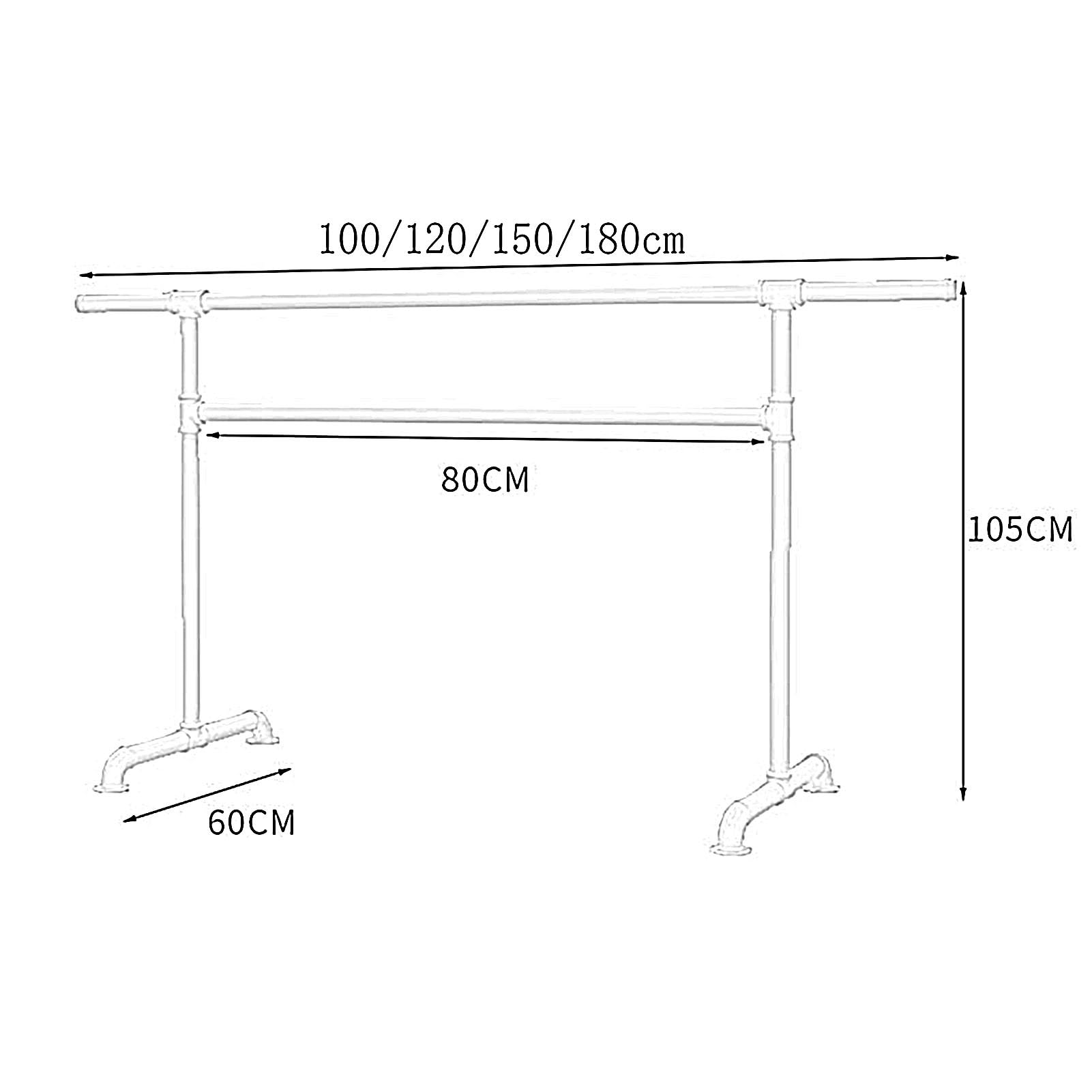 Ballettstange Holz - Freistehende Tanzstange Für Erwachsene & Kinder