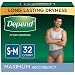 Produktbild Depend FIT-Flex Inkontinenz-Unterwäsche für Herren, grau, Größe S/M, 32 Stück