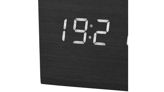 Amazon.com: Hakeeta Wooden Cube Alarm Clock with Voice Control