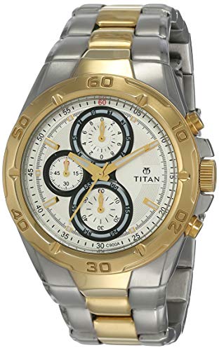 titan watch silver chain