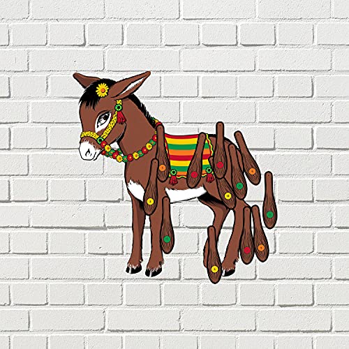 Juego de burros con máscara y 12 colas - 50% de descuento - Image 2