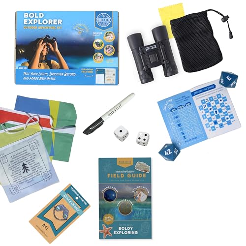 Bold Explorer Outdoor Adventure Kit – Quality Exploration Gear & Activities – Ideal for Kids' Nature Fun & Creativity
