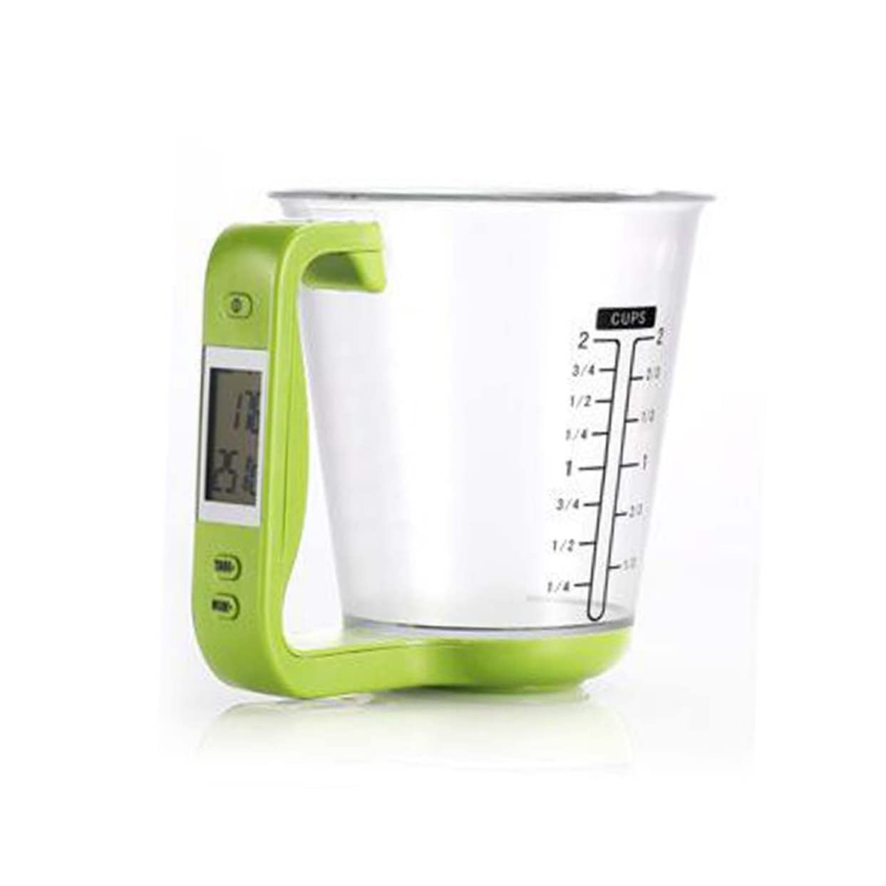 Tasse à Mesurer Numérique Multifonction 1000 g Précision 1 g Pc Et Abs Écran Lcd Vert Clair Cuisine Et Préparation Alimentaire