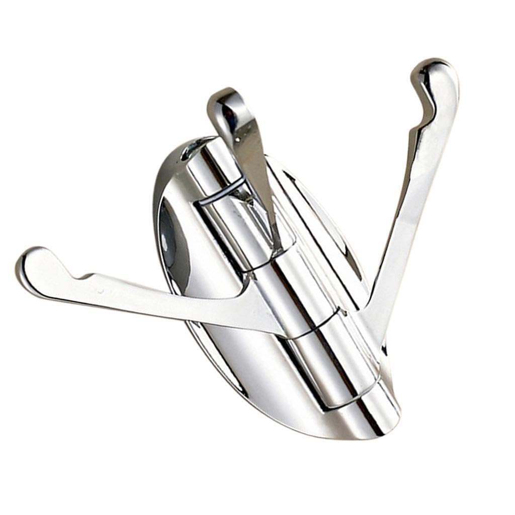 KTUXZCI Innovative Swivel Pronged Hook and 3 Arms Coat Robe Hook Balancing Aesthetic and Functionality for Any Room Foldable Swivel Wall Wall Mounted Coat