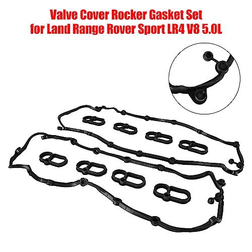 Image of Valve Cover Rocker Gasket for Land Rover LR4 / Discovery 4 5.0L V8, for Range Rover 5.0L V8 2010-2016, for Range Sport 5.0L V8 2010-2016 ROV0087G ROV0087 LR010882 LR010789 LR010882
