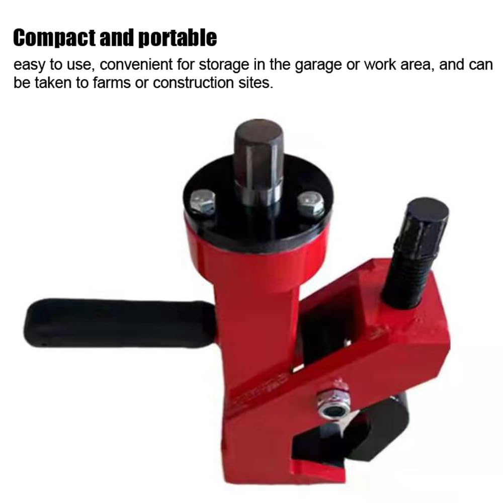 Shkalacar Herramienta de montaje manual del destalonador, manual para desmontador de neumáticos portátil para desmontadora de neumáticos de garaje para coches, camiones y tractores