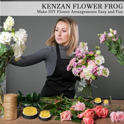 Kenzan grenouille à fleurs réutilisables pour stabiliser vos bouquets - 3