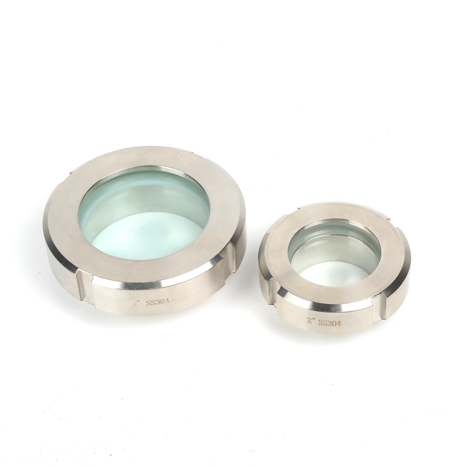 Sanitär-Schauglas SS304 Tank-Sichtglas 25MM-108MM Edelstahl SS304 Schauglas Schweißende Schauglas(OD108mm 1580g)