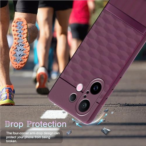 Image of amazon basics TPU Soft Back Cover for Vivo X200 FE 5G | Full Camera Protection | Flexible Shockproof Back Case for Vivo X200 FE 5G (Purple)