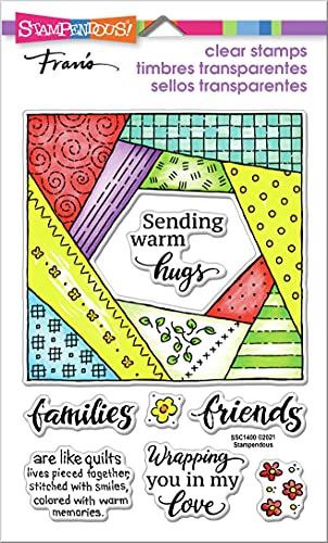 Stampendous Clear Stamps Stampnd Quilt Hugs #TOP1