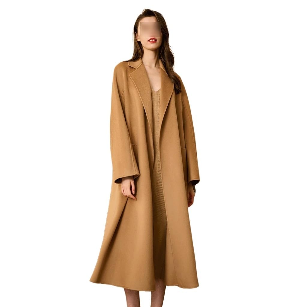 Amazon.com: PNAWLLCF High-end Camel-Colored Double-Faced Cashmere