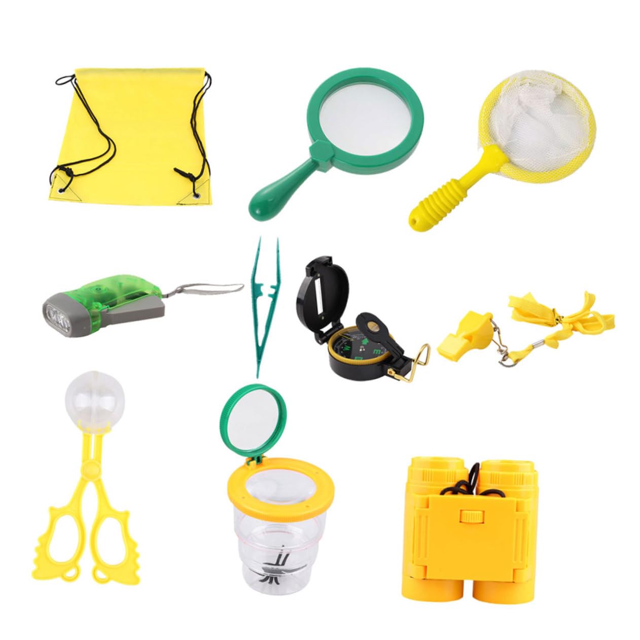 VANZACK 10Pcs Outdoor Insect Observation Kit Lightweight Tools for Wilderness Exploration Hiking