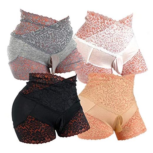 Mona's Choice High Waist Boy Short Mens Sissy Panties - PSC (Black, Grey, Tan & White - Pouch)