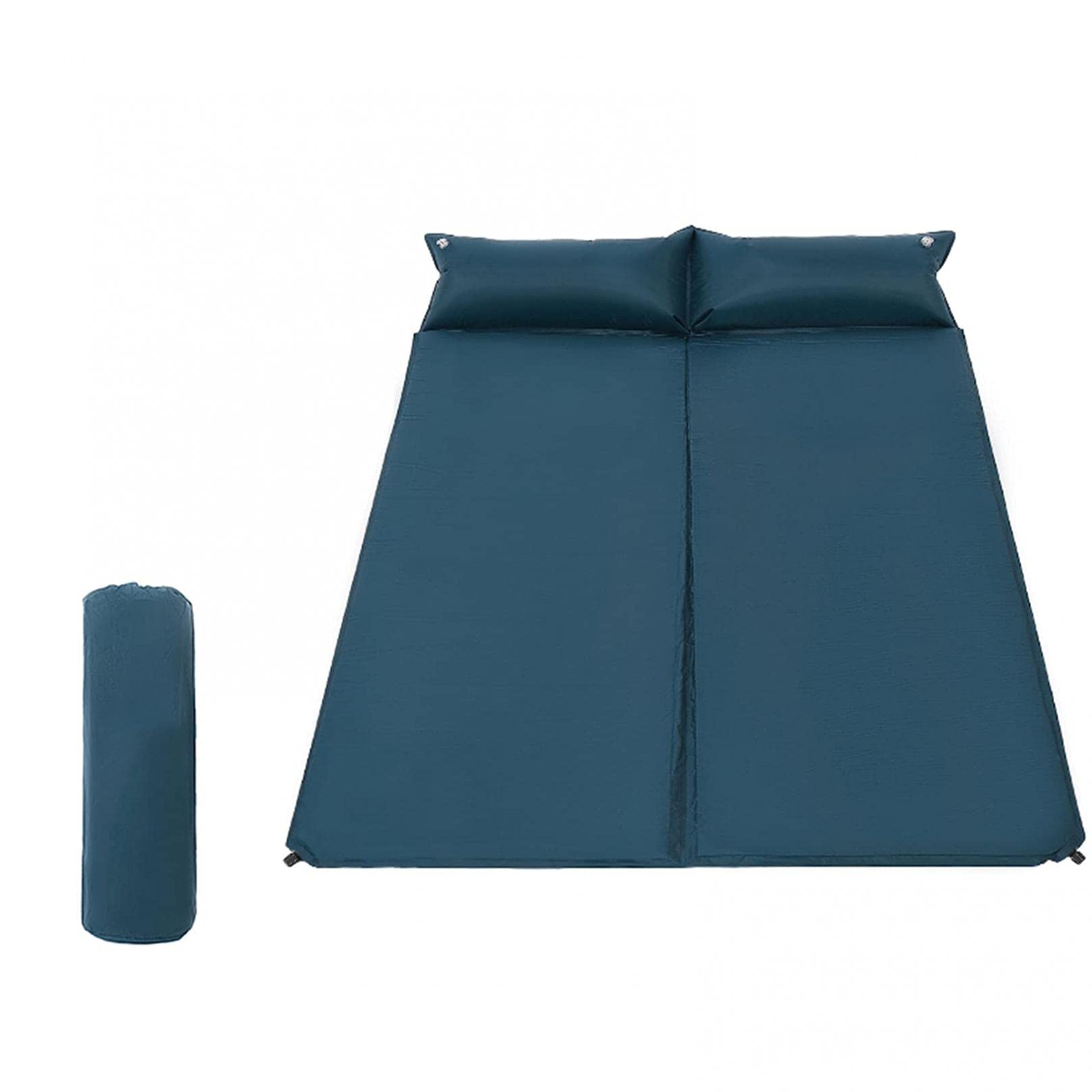 Tapis de camping 2 places autogonflant ultra-léger bleu pour trekking