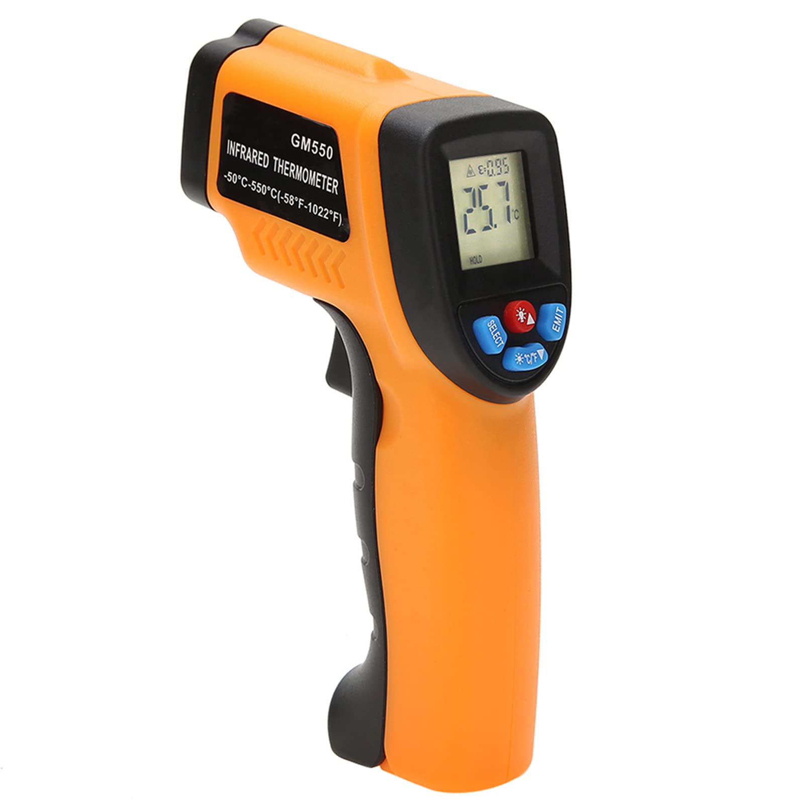 Handheld Non-Contact Digital Infrared Thermometer Pyrometer Aquarium LCD Thermometer Outdoor Thermometer -50~550 C-image-31