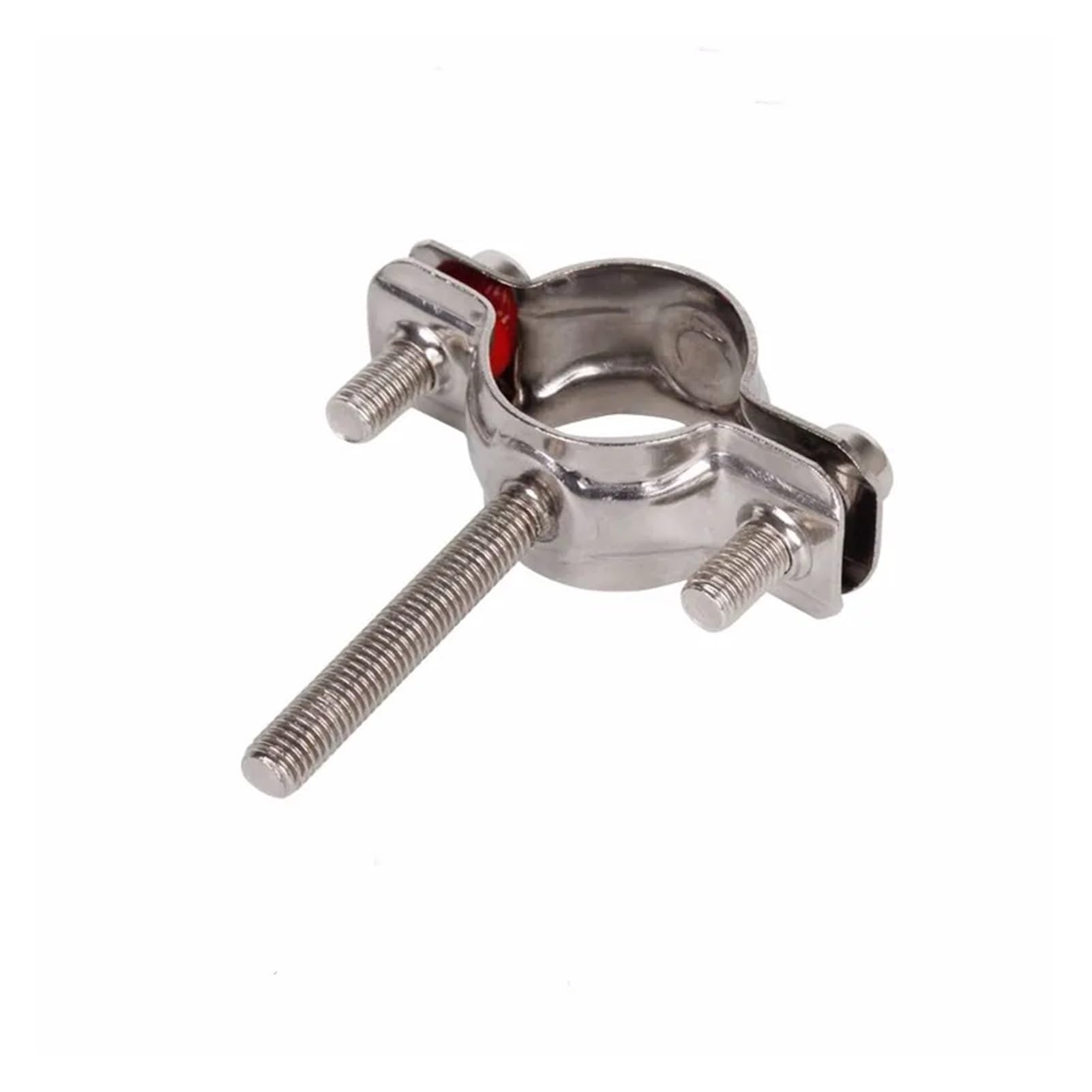 Abrazadera ajustable para tubos 1 Pz M8 Vite Asta 50mm Fit 8-108mm OD Tubo In Acciaio Inox 304 Tubo Staffa di Gancio Morsetto Suppoert clip Con Custodia Blu(BLUE,102-108mm)