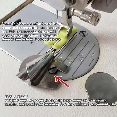 Set 8 Pies para Máquina de Coser para Dobladillo 3-10mm miniatura 3