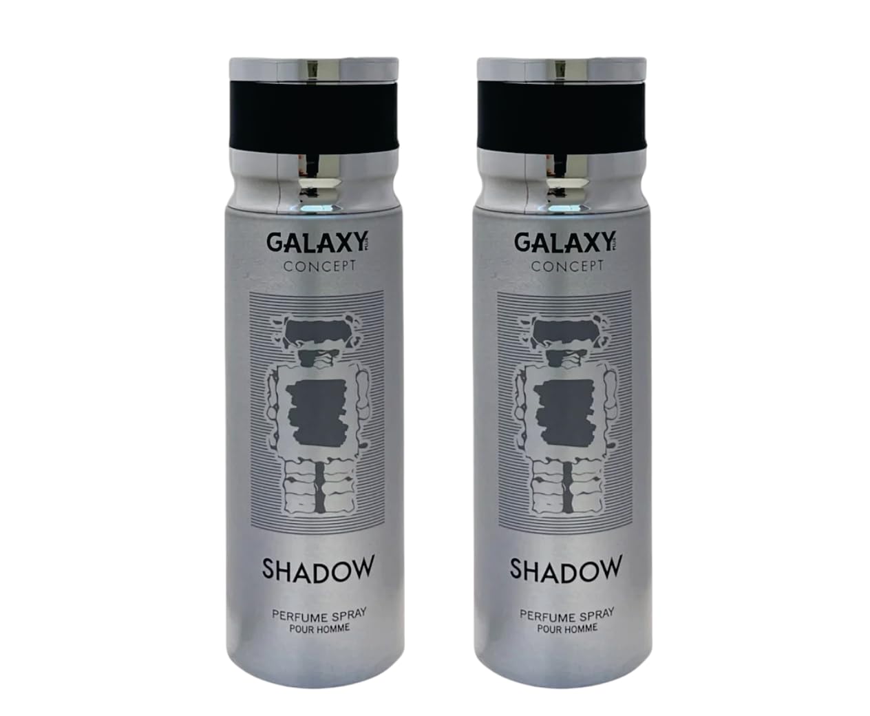 Phantom Perfume – Inspired Alternative Perfume | Galaxy Concept Shadow Men Perfume Spray 200ml | Vanilla and Lemon Fragrance | Pack of 2 - Shadow Pour Homme Spray Made in Dubai by Sapphire’s choice