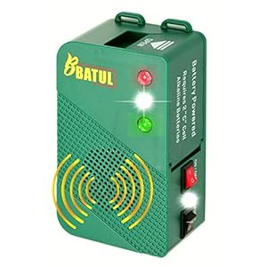 ByBATUL Marterverschrikker, marterafweer, werkt op batterijen, met ultrasoon geluid en flitslicht, marterverschrikker, voor auto, zolder, camper, garage, Restorant (1)