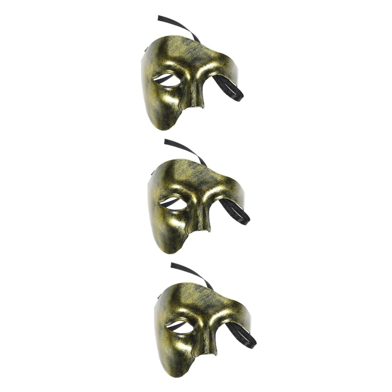 ifundom máscara de media cara un ojo fiesta de baile accesorios antiguos apuntalar Accesorio de decoración máscara de la mascarada decorativa máscara decorativa de halloween AbS