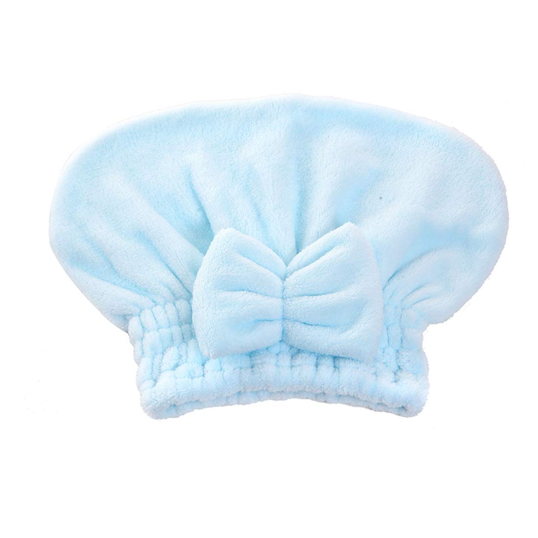 MINISO Bowknot Hair Drying Cap/Microfiber Hair Wraps Magic Fast Dry