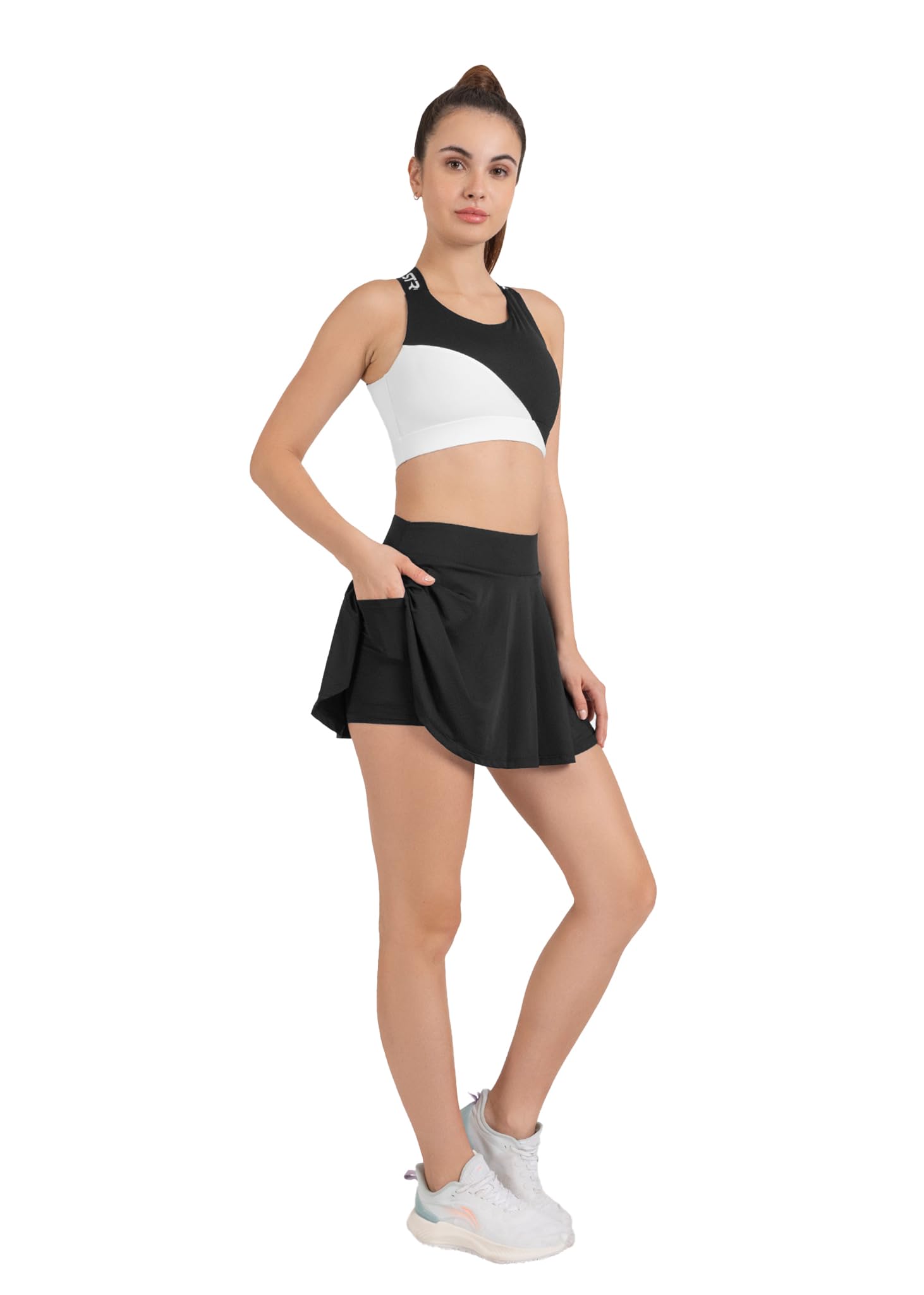 strch Women's Nylon Pro Player Flurry Flow Comfort Skirts-picture-25