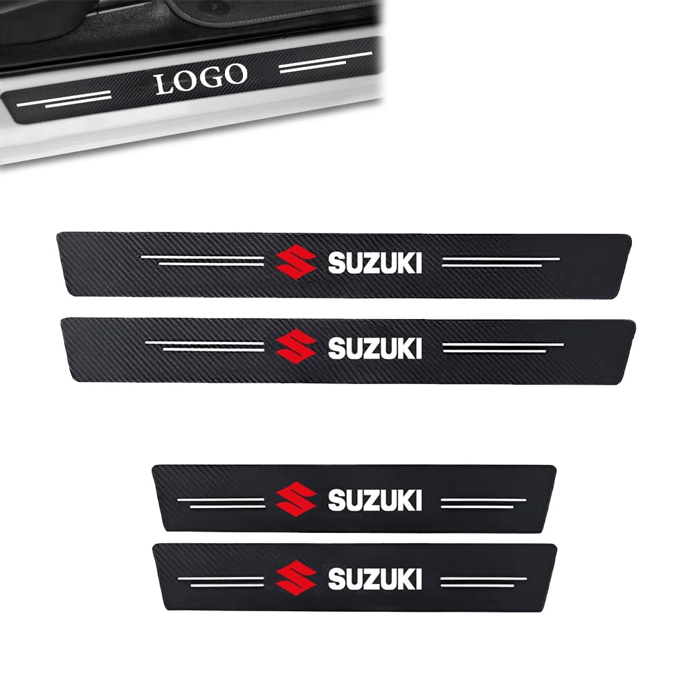 - Car Door Carbon Fibre Wrap Sill Anti-Scratch Guard Protector For Fronx, Vitara, Brezza, Swift, Baleno, Ertiga, Alto, Dzire, Xl6, Jimny, S-Presso, Celerio, Eeco, Ciaz, Ignis, Invicto, Sx4, Ritz