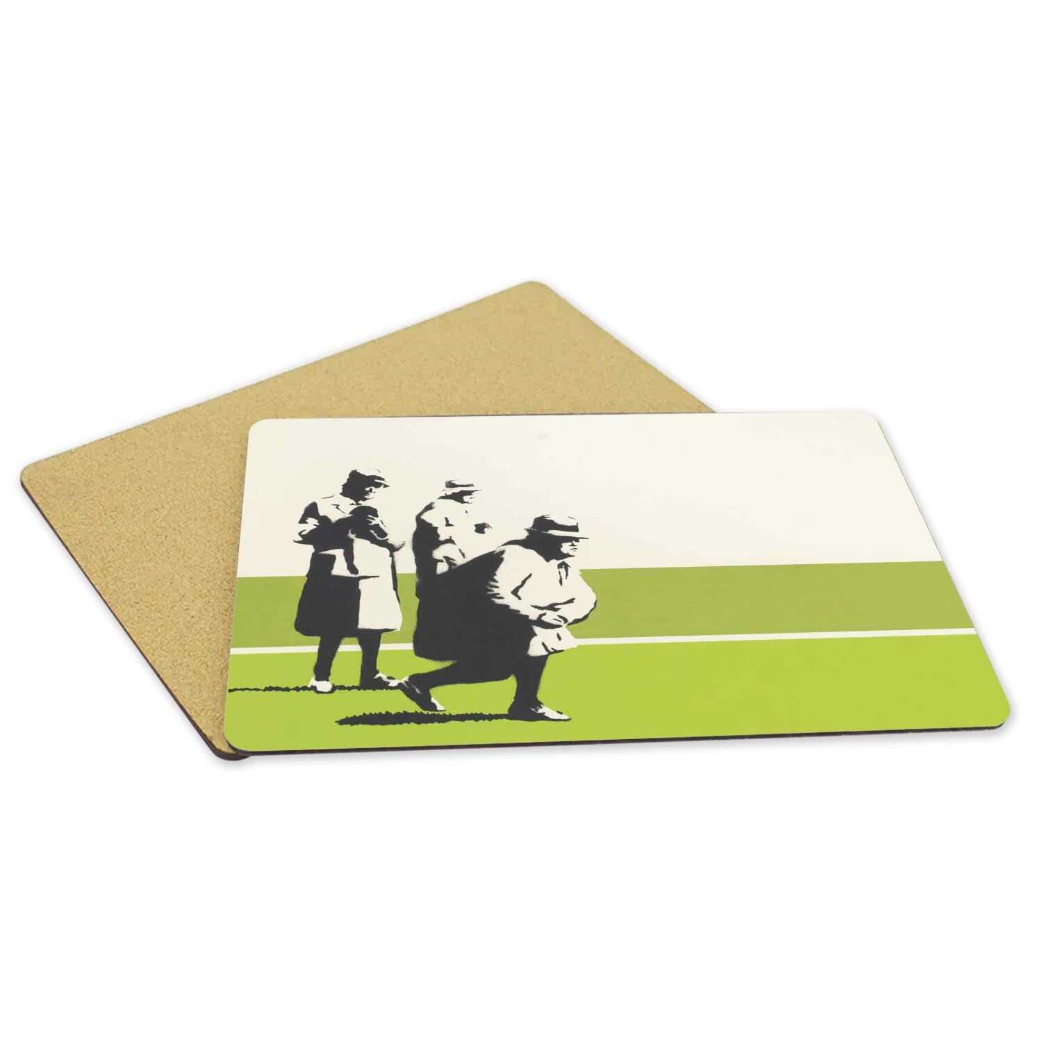 Tovagliette Americane Lavabili - Set 2 Pezzi Doppia Faccia Grigio Rosa - Foto 3