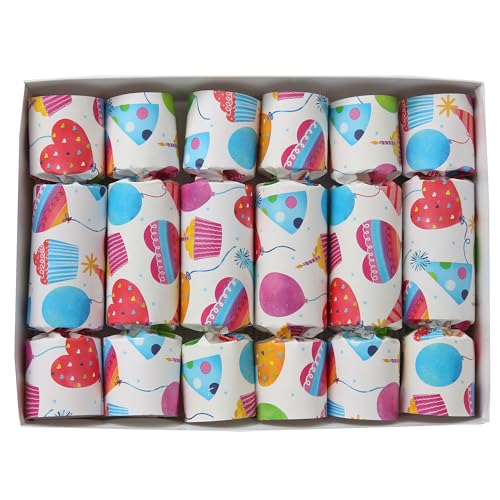 Olde English Crackers Big Blowout Party Favors Set of 6 party favors each containing a tissue hat silly riddle and small novelty gift