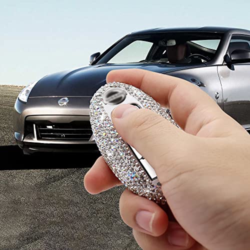 Funda de llave Infiniti y Rogue con pedrería fina y acabado de lujo para control 5
