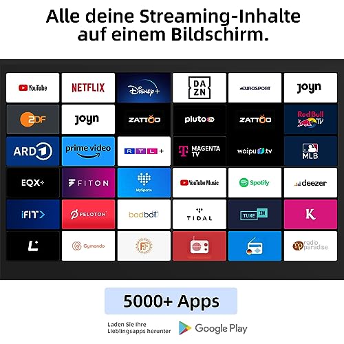 CHIQ 65 Zoll Fernseher,U65H7A,4K Smart TV,Android 11,WiFi,Bluetooth,Dolby Vision,Play Store, Google Assistant,Chromecast,Netflix,Triple Tuner(DVB-T2/T/S2/C), HDMI2.0, Schwarz – Bild 6