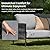 EAST OAK 3-Piece Patio Furniture Set | Armchairs & Coffee Table | Outdoor Furniture with Cushions | Deep Seating Modern Conversation Set | Garden, Porch, Balcony & Backyard | Misty Grey