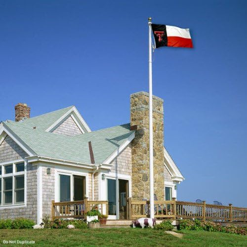 College Flags & Banners Co. Texas Tech Red Raiders Texas State Flag - Image 6