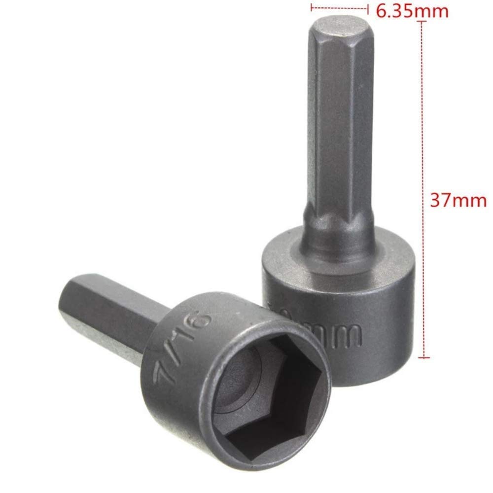 szt. 5mm-13mm Adapter klucza nasadowego Zestaw kluczy kluczy udarowych Wkrętak grzechotkowy z udarem pneumatycznym Zestaw wierteł wkrętaków sześciokątnych Adapter nasadowy Adapter bitów Gniazdo metr