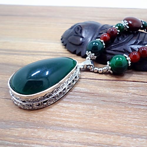 Collier en jadéite véritable de qualité supérieure - 5