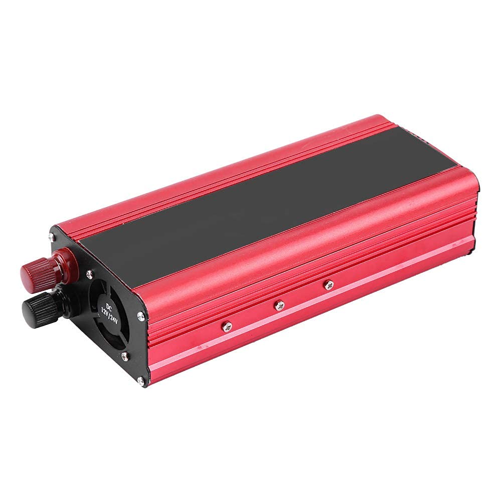 Invertitore di potenza-Caricatore USB per auto Duokon 2000W Caricatore USB Adattatore convertitore sinusoidale modificato DC 12V / 24V a AC 220V