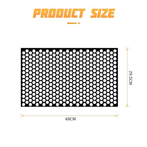 CGEAMDY 2PCS Adesivo a Nido d'Ape per Auto