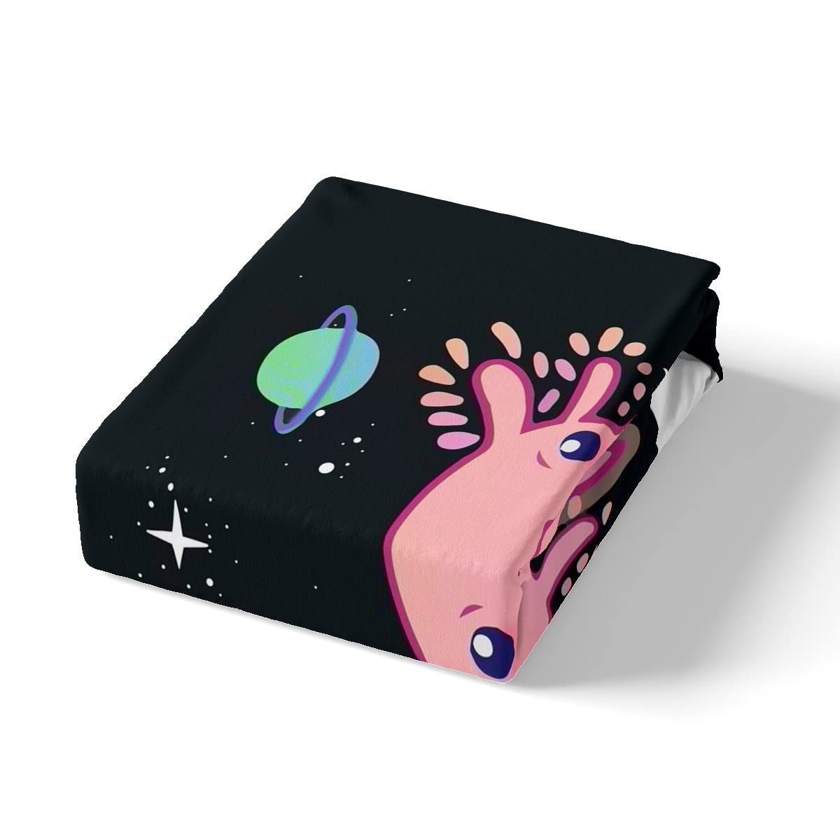 Set di biancheria da letto con angoli Axolotl per bambini, con motivo a forma di cartone animato, per bambini, ragazzi, ragazze, adolescenti, kawaii, anfibi, divertente, per letto singolo, 3 pezzi