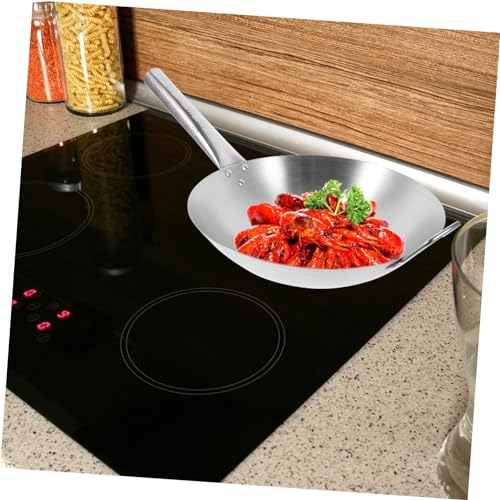 Wok de acero inoxidable antiadherente BESPORTBLE miniatura 5