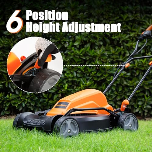 Image of LawnMaster Electric Lawn Mower 12AMP 19-Inch ME1218X.01