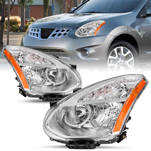 SOCKIR Halogen Model Headlight Assembly Fit for 2008-2013 Nissan Rogue