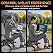 HoYiXi Universal Foldable Laptop Sun Shade & Privacy Shield - Fits 15-16 inch Laptop - Blocks Sunlight, Protects Privacy, Working Outdoor Travel,Anti - Glare,Laptop Sleeve Bag,(Have Patent)-Black