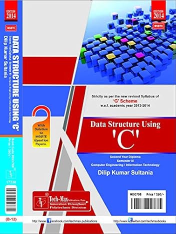 Data Structure using C : Sultania Dilip Kumar: Amazon.in: Books