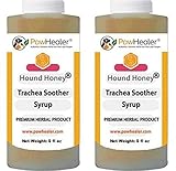 PawHealer Trachea Soother Syrup 2PAK Hound Honey - Natural Herbal Remedy for Symptoms of Collapsed...