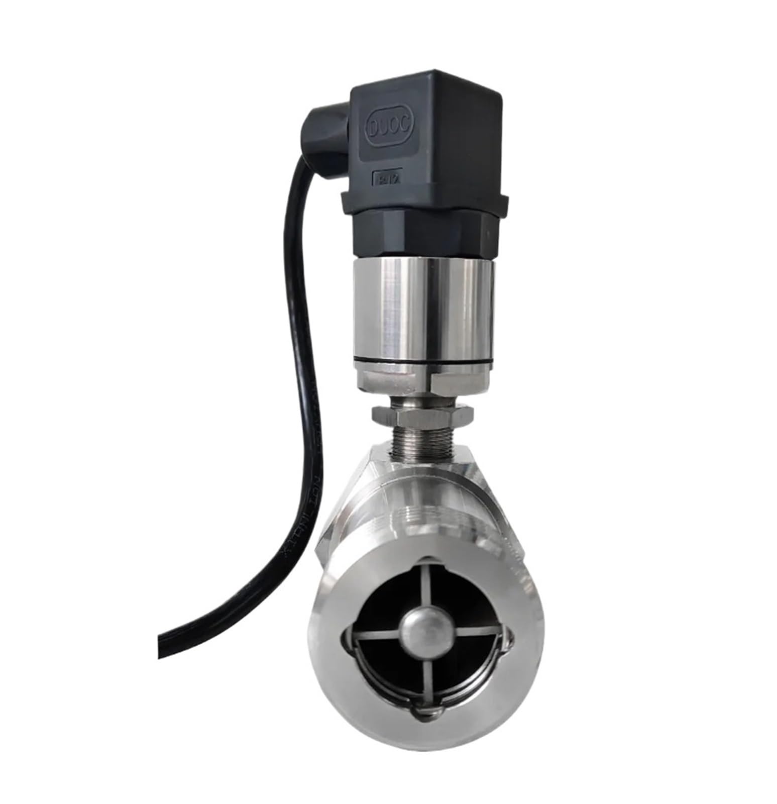 VKvmNYlxx 4-20mA Stainless Steel Water Flow Meter, Turbine Flow Meter for Fuel,Water and Oil.(DN40)