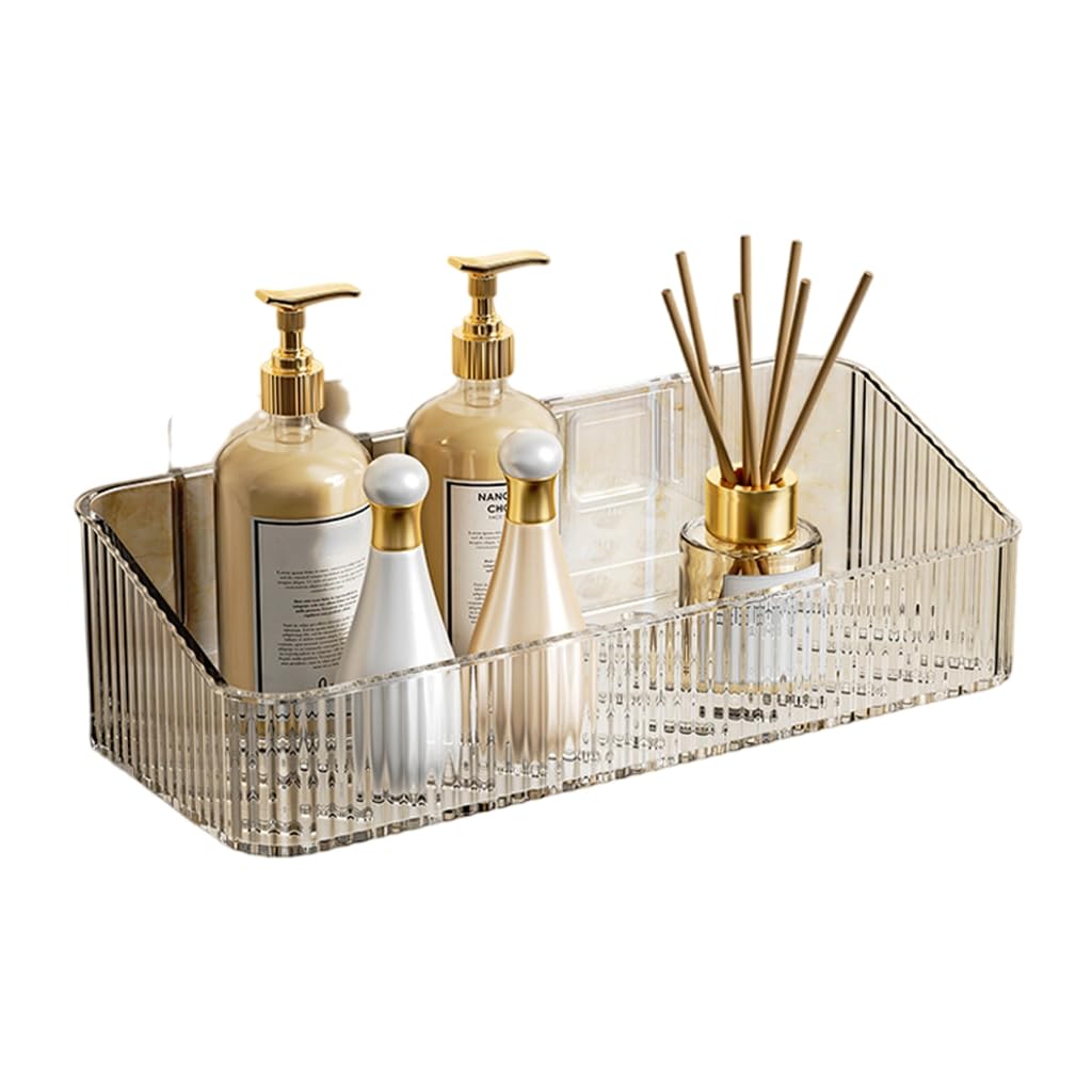 Adhesive Shower Caddys Bath Organizers Not Drilling Bathroom Organizers Large Capacity Bathroom Accesseries Holder