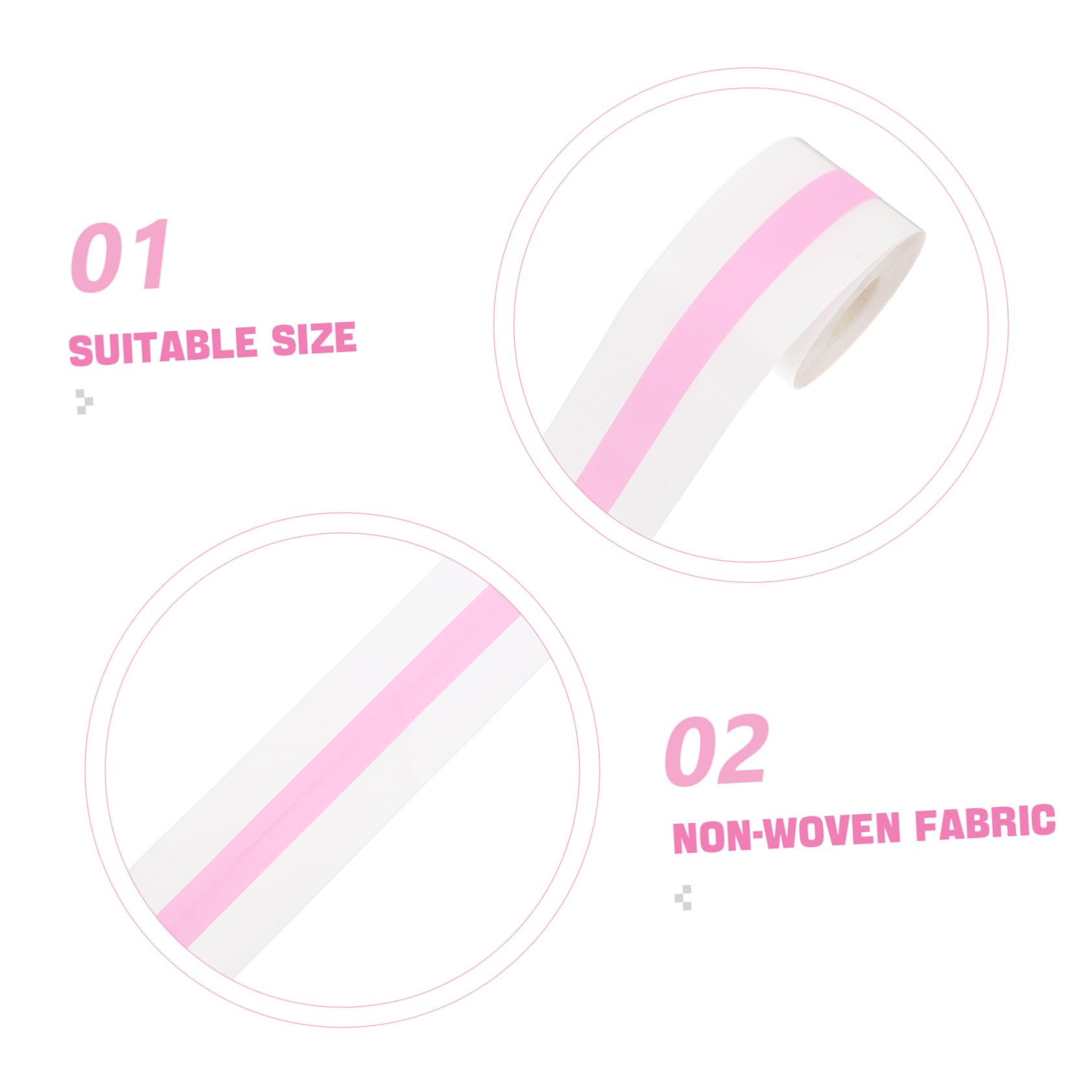 Beavorty 4 Pegatinas de Cubrir mujer invisible clasificado cinta transparente para el cinta de levantamiento de